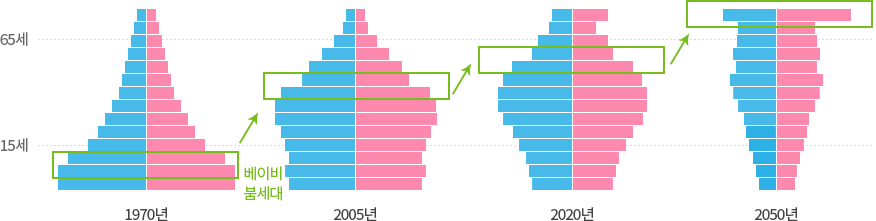 한국의 인구구조 변화전망